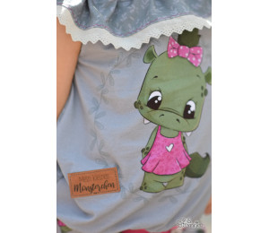 Jersey - Panel Mona Monster von Emmapünktchen